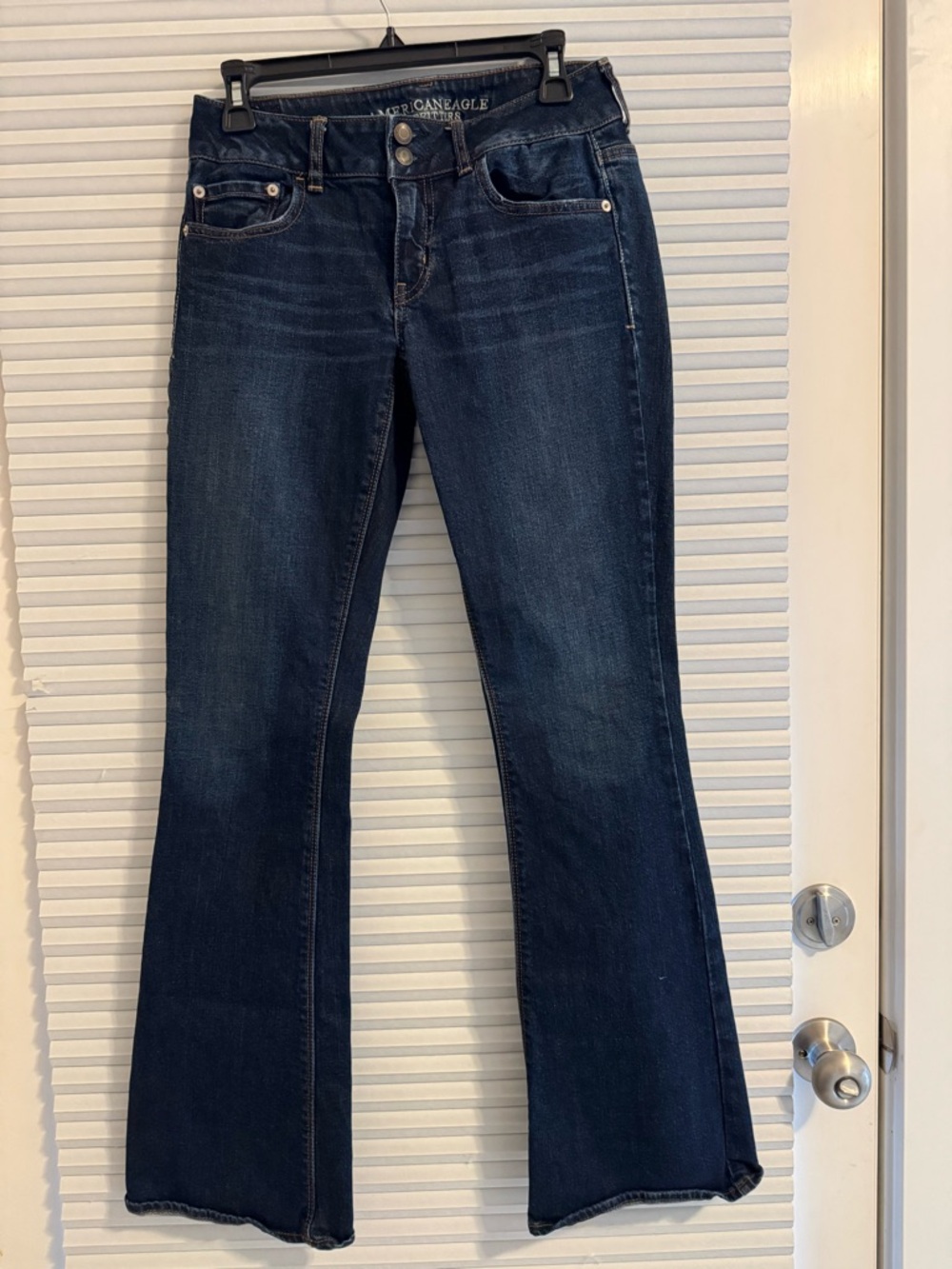 American Eagle Outfitters Dark Blue Flare Jeans